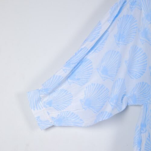 Beautiful Sea Shell Block Printed Cotton Dress - Image 2