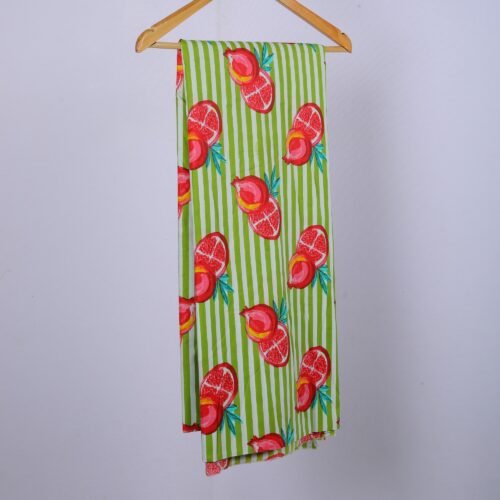Pomegranate Print Cotton Fabric For All Purpose - Image 2