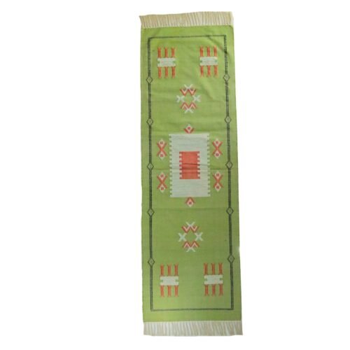 Sabra Cotton Wool with Vintage Finish In Dark Green