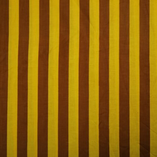 Timeless Look Cotton Fabric In Yellow & Brown - Image 3