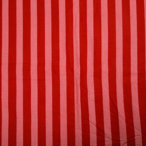 Soft Touch Cotton Fabric In Red & Peach - Image 3