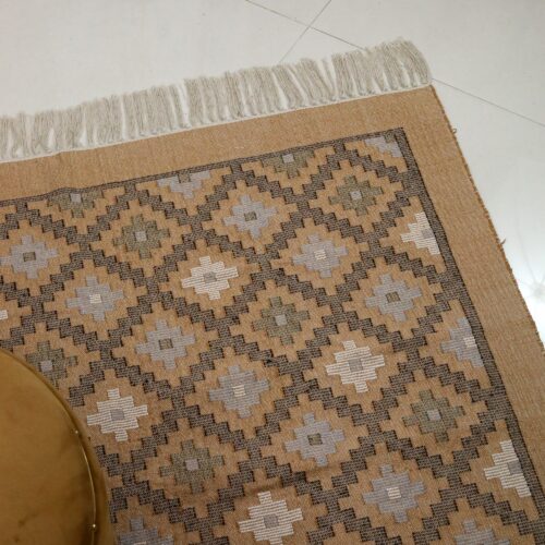 Artisan Sabra Cotton Rug In Brown