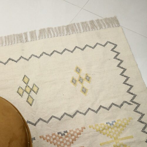 Lightweight durable Sabra Cotton Rug