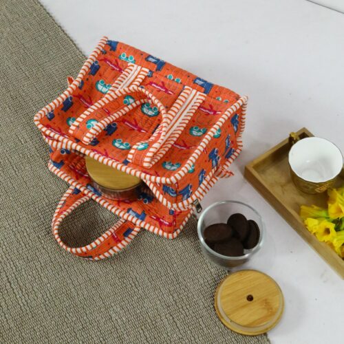 Tiffin Tote Everyday Lunch Box In Orange - Image 5
