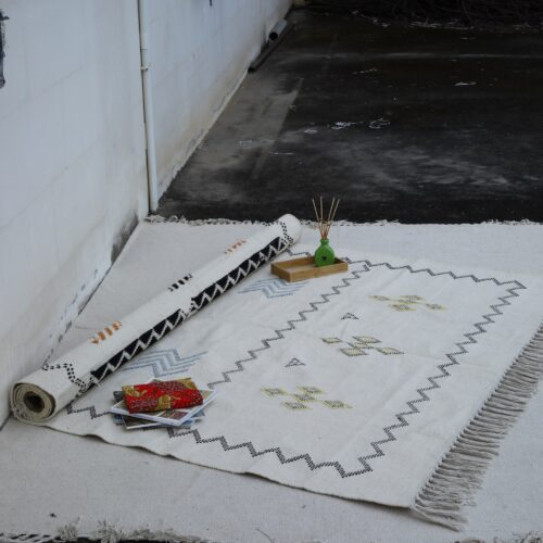 Lightweight durable Sabra Cotton Rug - Image 3