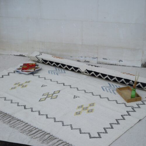 Lightweight durable Sabra Cotton Rug - Image 4