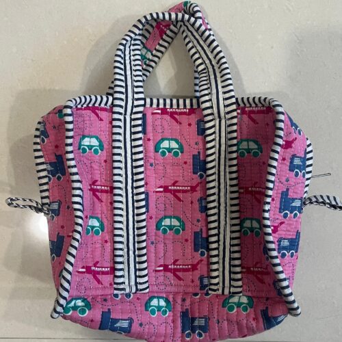 Lunch With Love  Cotton Lunch Box In Pink - Image 6