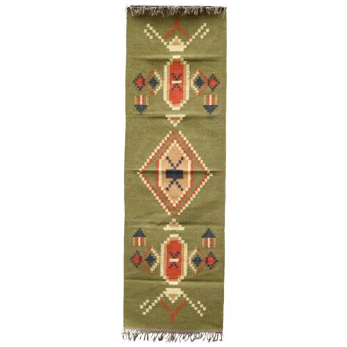 Cotton Sabra Flatweave Rug In Multicolor - Image 2