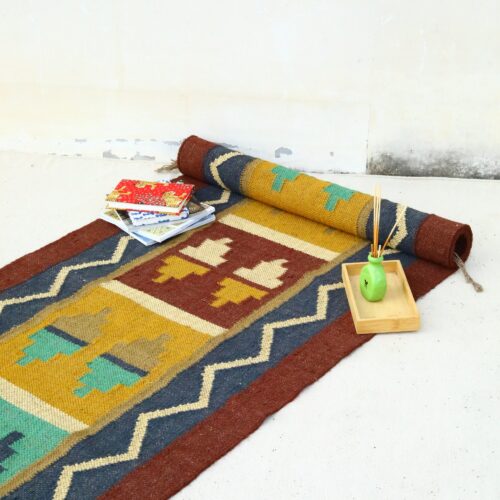 Lightweight & Durable Cotton Sabra Rug In Multicolor - Image 2