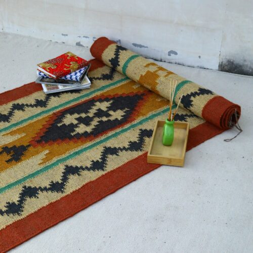Eco Friendly Cotton Sabra Rug In Multicolor - Image 6