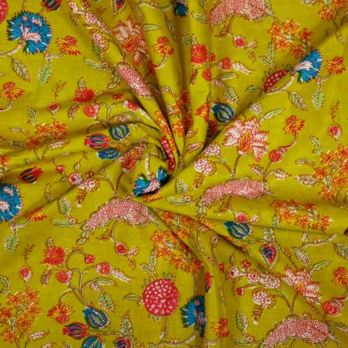 Elegant Soft Cotton Screen Printed Fabric For All Purpose