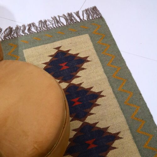 Sabra Cotton Living Room Rug In Multicolor