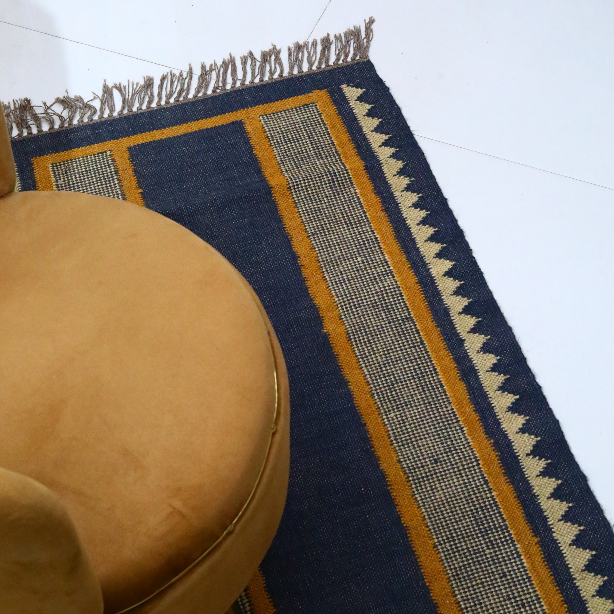 Traditional Craft Cotton Sabra Rug In Multicolor