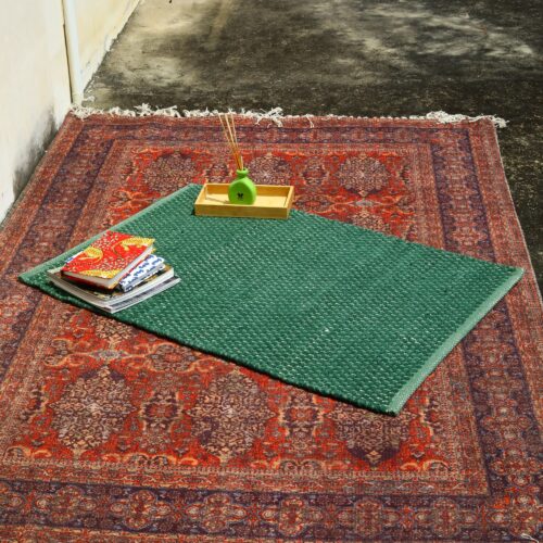 Forest Glow Sabra Cotton Rug - Image 4