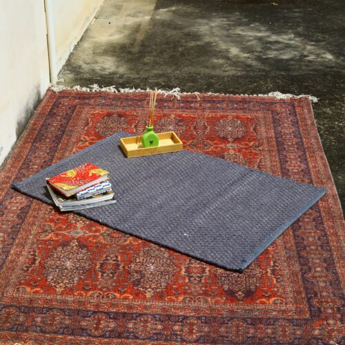 Blue Wave Cotton Sabra Rug - Image 4