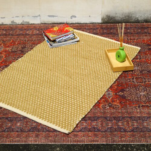 Wild Tone Cotton Sabra Rug In Brown - Image 5