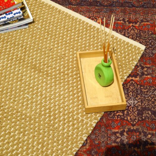 Wild Tone Cotton Sabra Rug In Brown - Image 6