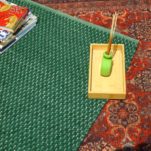 Forest Glow Sabra Cotton Rug - Image 6
