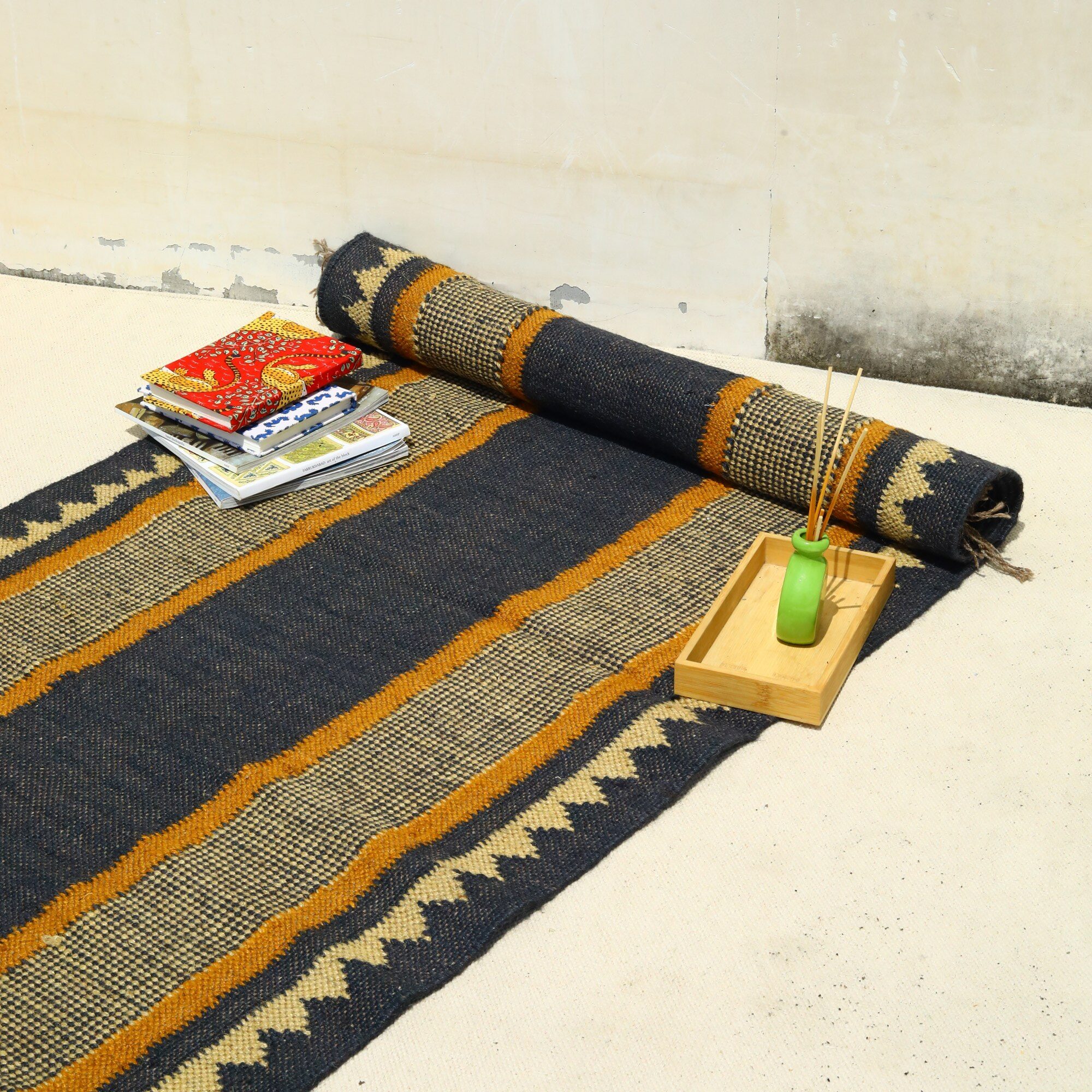 Traditional Craft Cotton Sabra Rug In Multicolor - Image 6