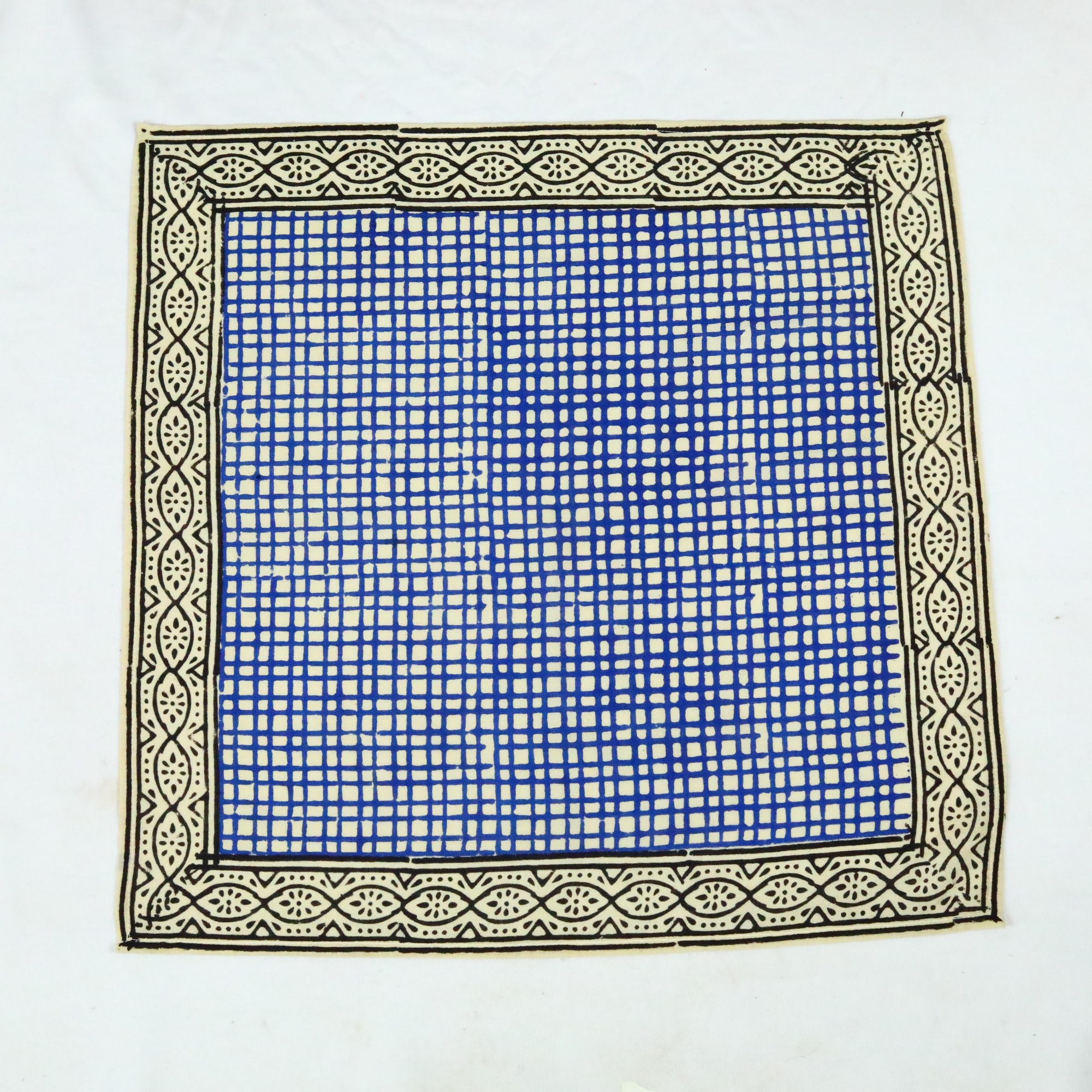 Knot Blush Headwrap Block Print Bandana - Image 3