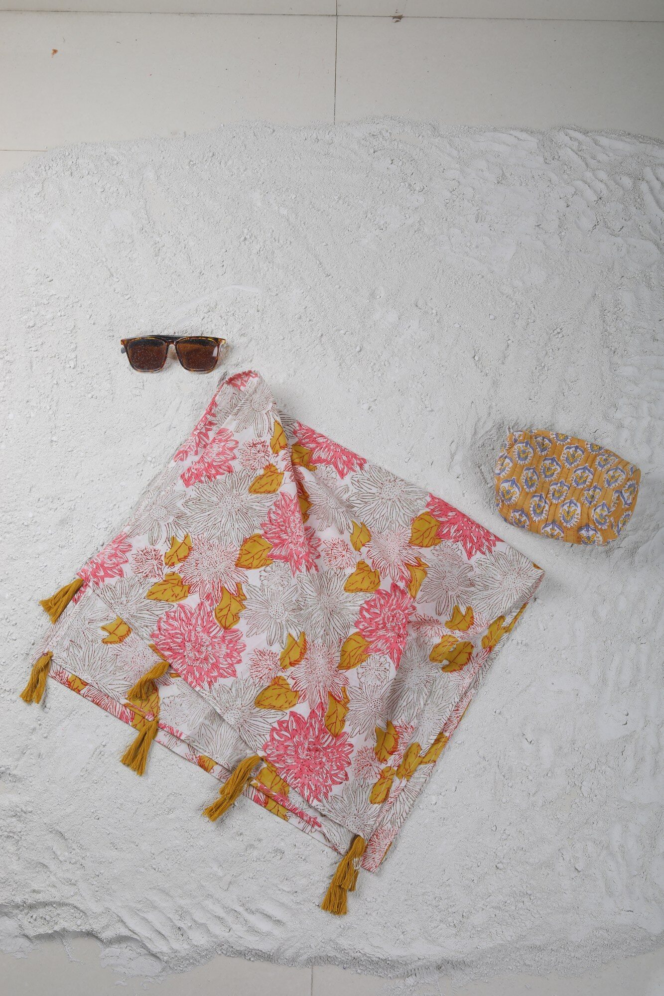 Everyday Use Cotton Block Printed Stole In Your Own Style - Image 2