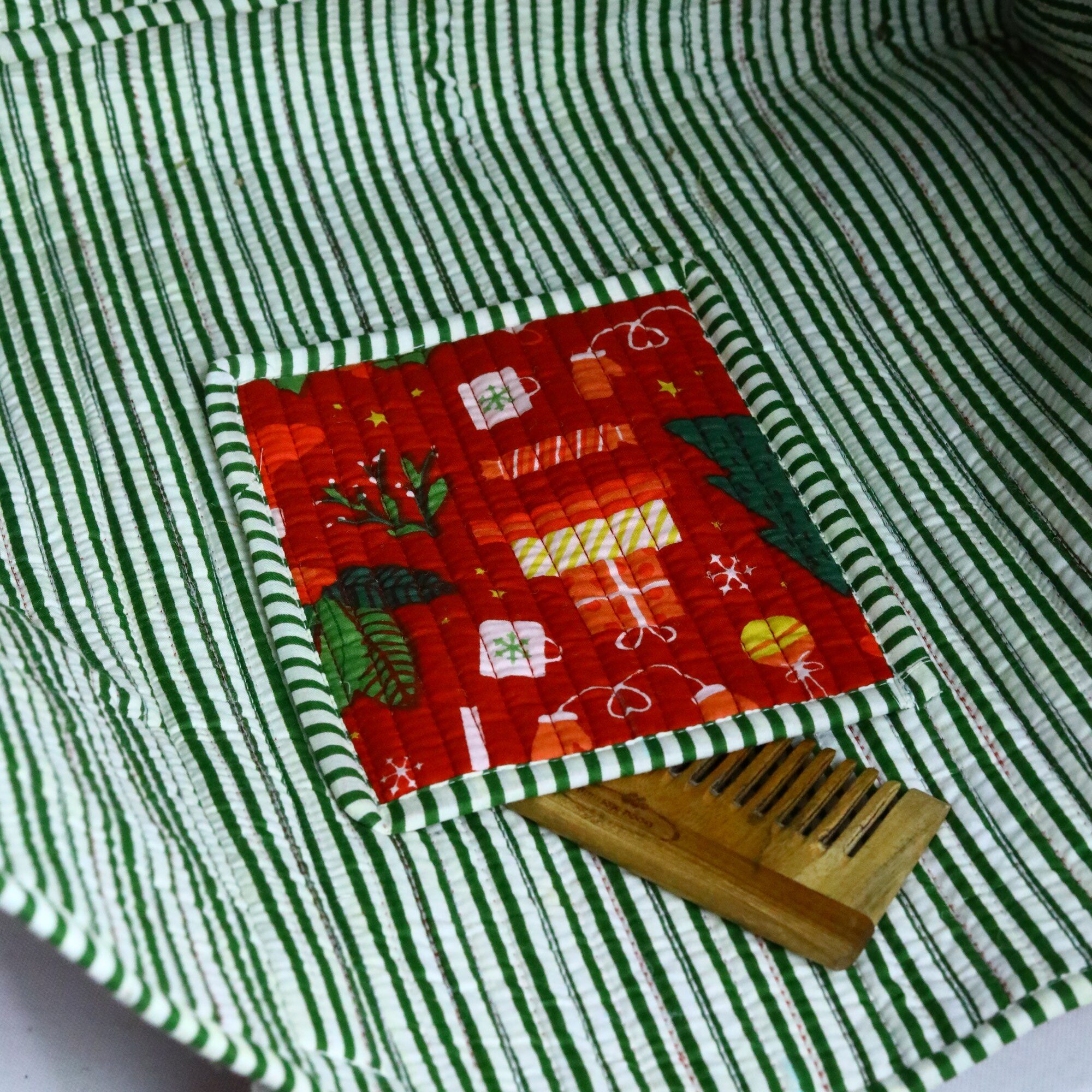 Step Into The Wonder Of Christmas Screen Print Cotton Tote Bag - Image 2