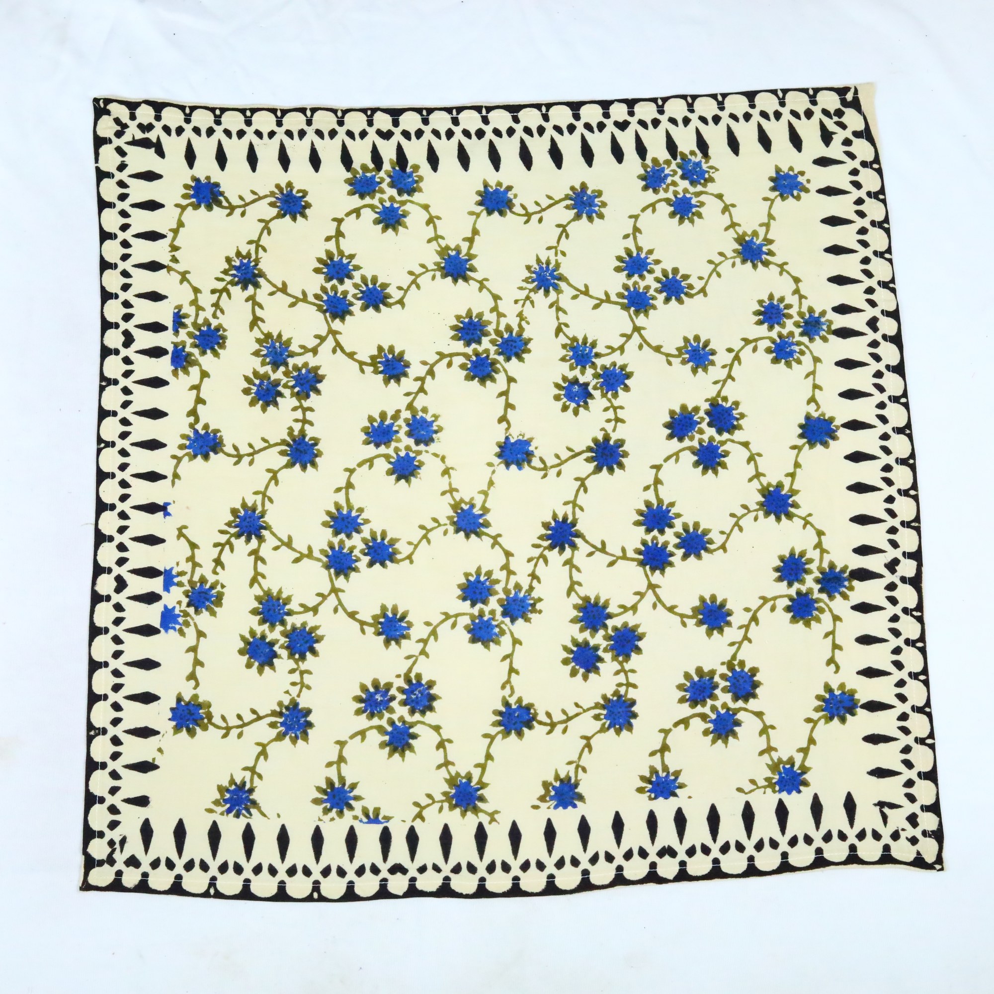 Twist Pop Cotton Block Printed Bandana - Image 3