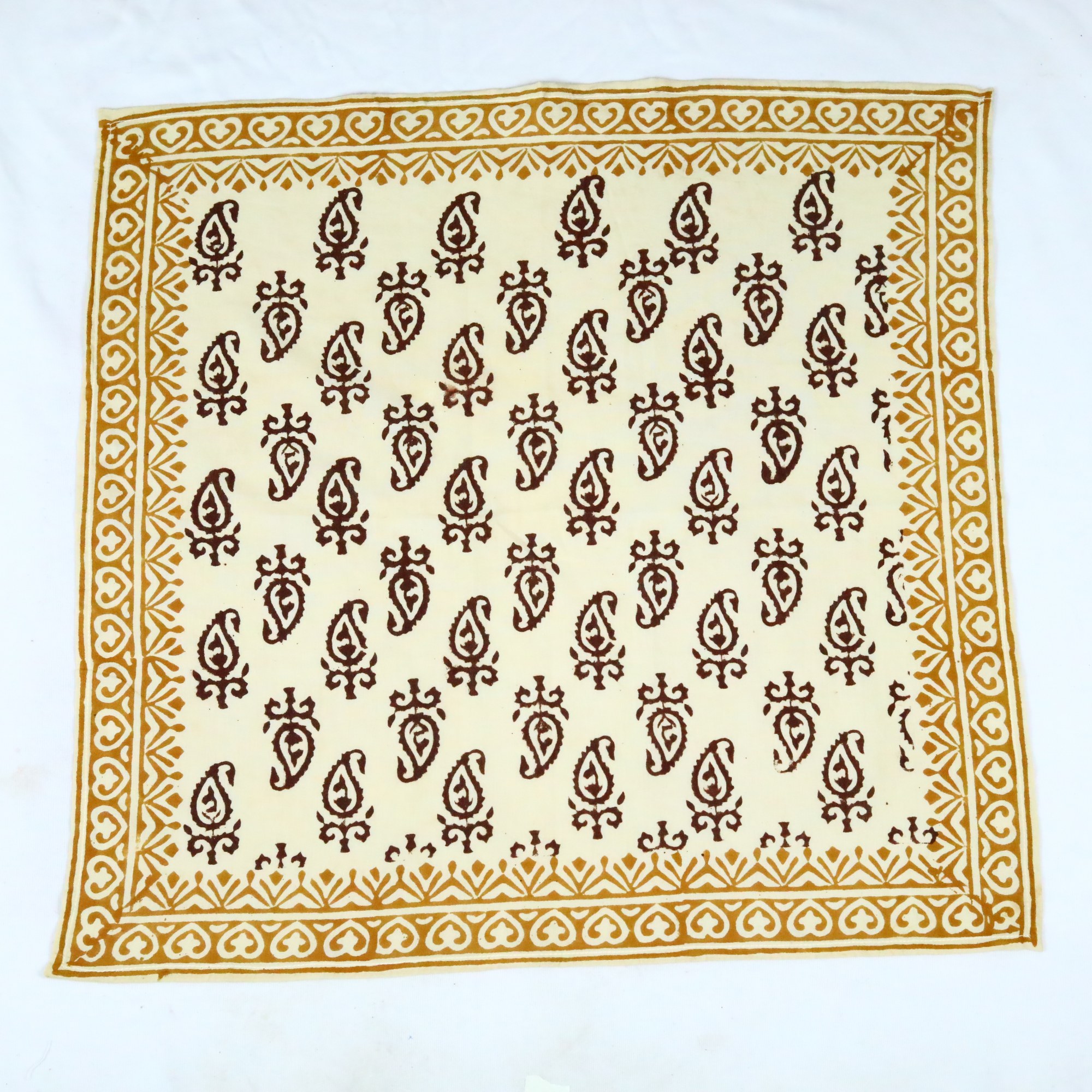 Vibe Twist Cotton Block Printed Bandana - Image 2