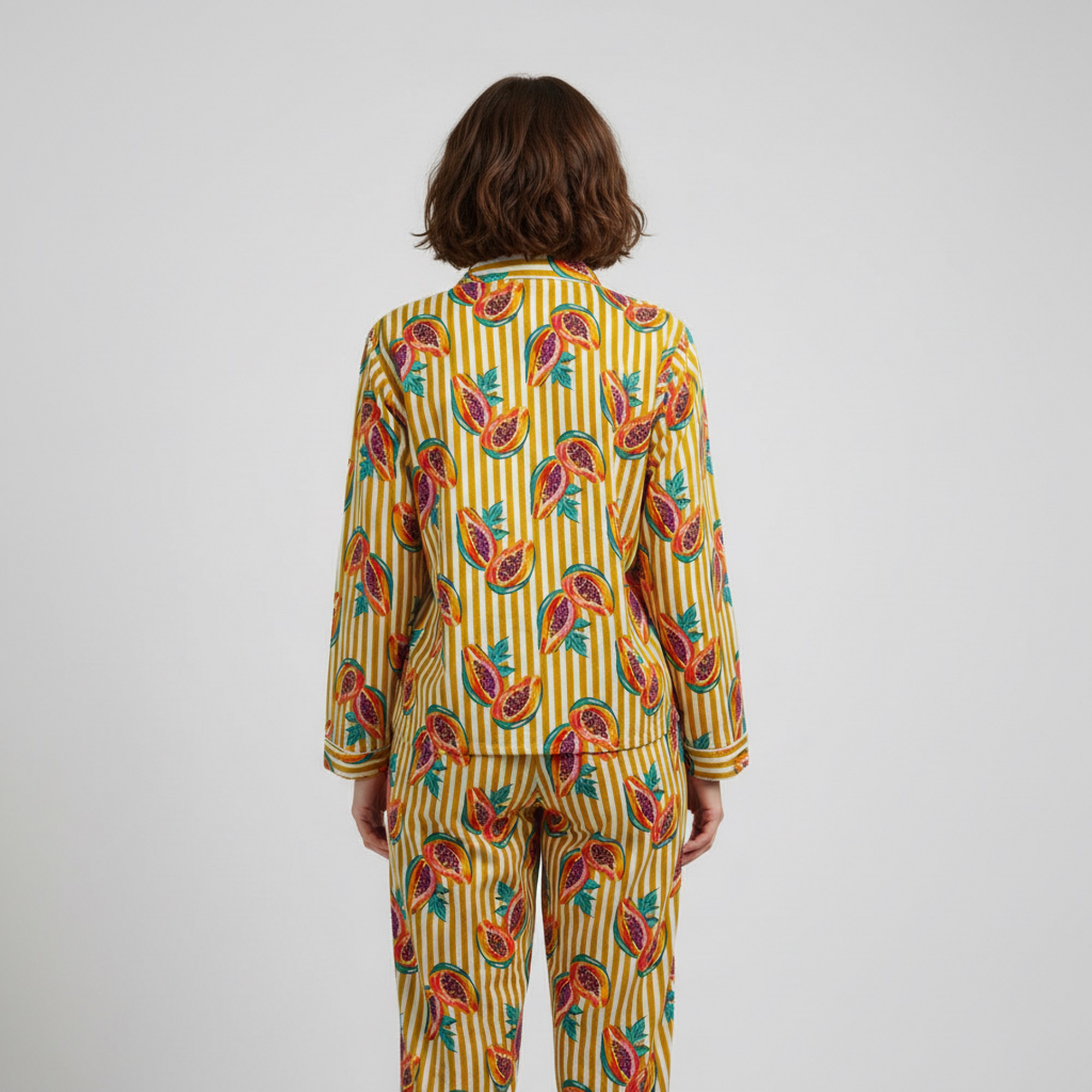 Papaya Printed Cotton PJ Set - Image 2