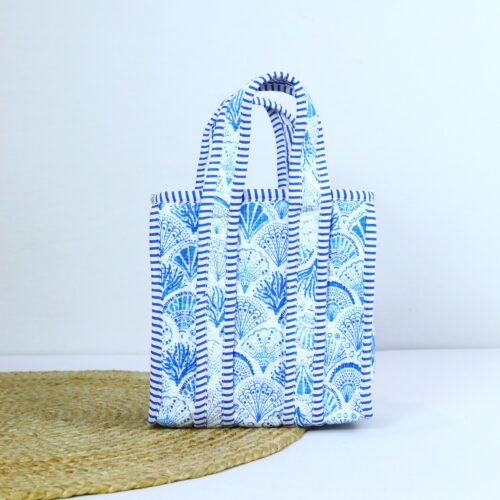 Happy Meal Cotton Lunch Box In White & Blue