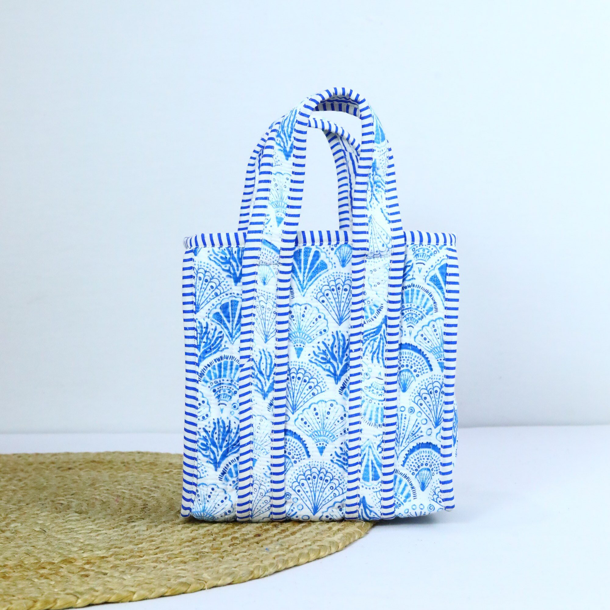 Happy Meal Cotton Lunch Box In White & Blue