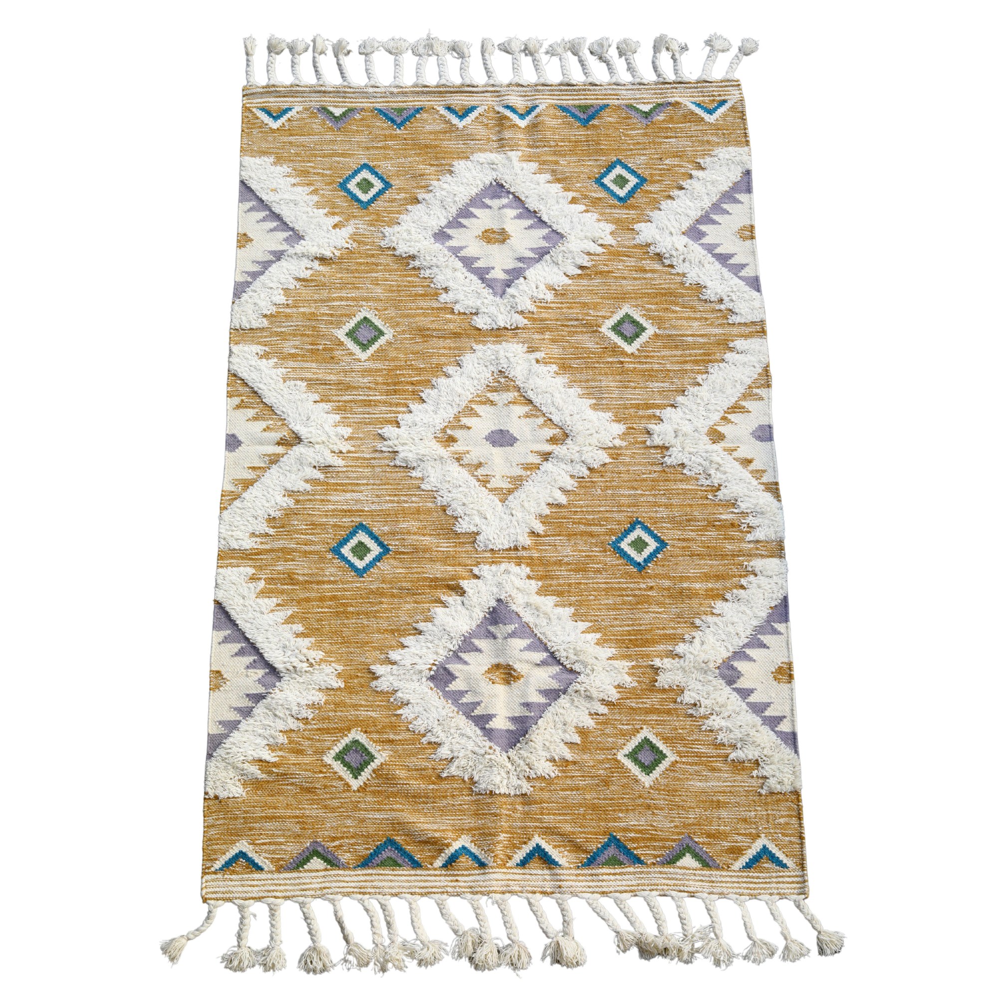 Soft Step Handwoven Wool Rug - Image 2