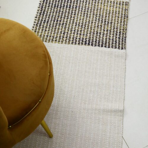 CalmNest Hand loomed Cotton Yoga Mat In Solid Dyed