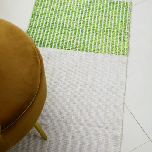 SoulFlow Comfort Hand loomed Cotton Yoga Mat In Solid Dyed