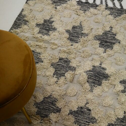 WarmNest Wool Texture Handwoven Rug