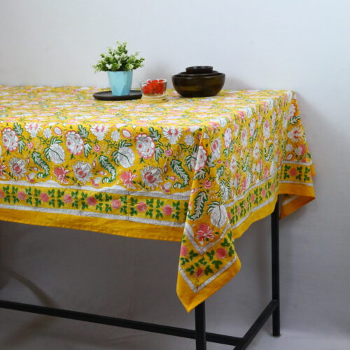 Jaipur Cotton Hand Block Print Table Cover