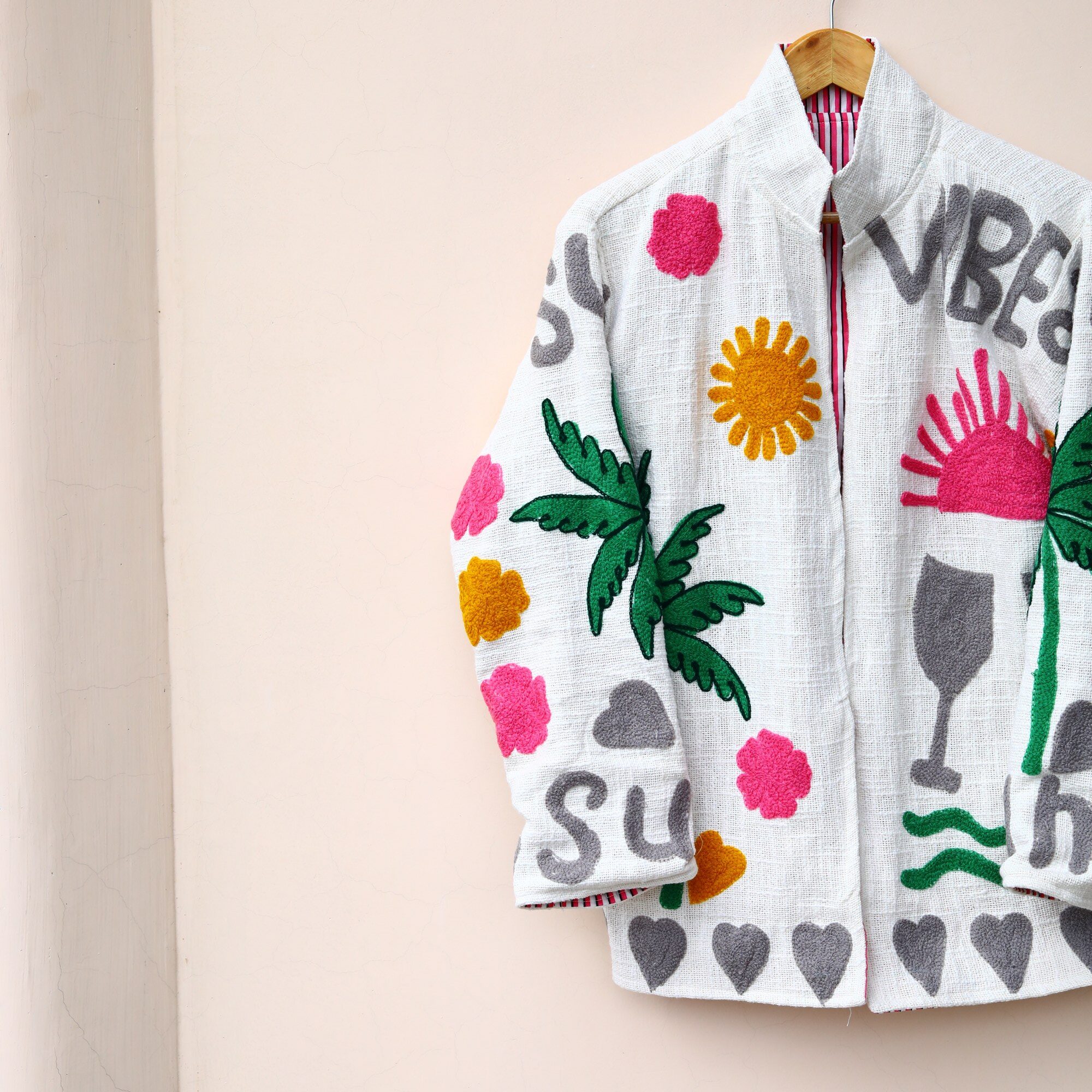 Rangrez Suzani Boho Jacket In Multicolor - Image 3