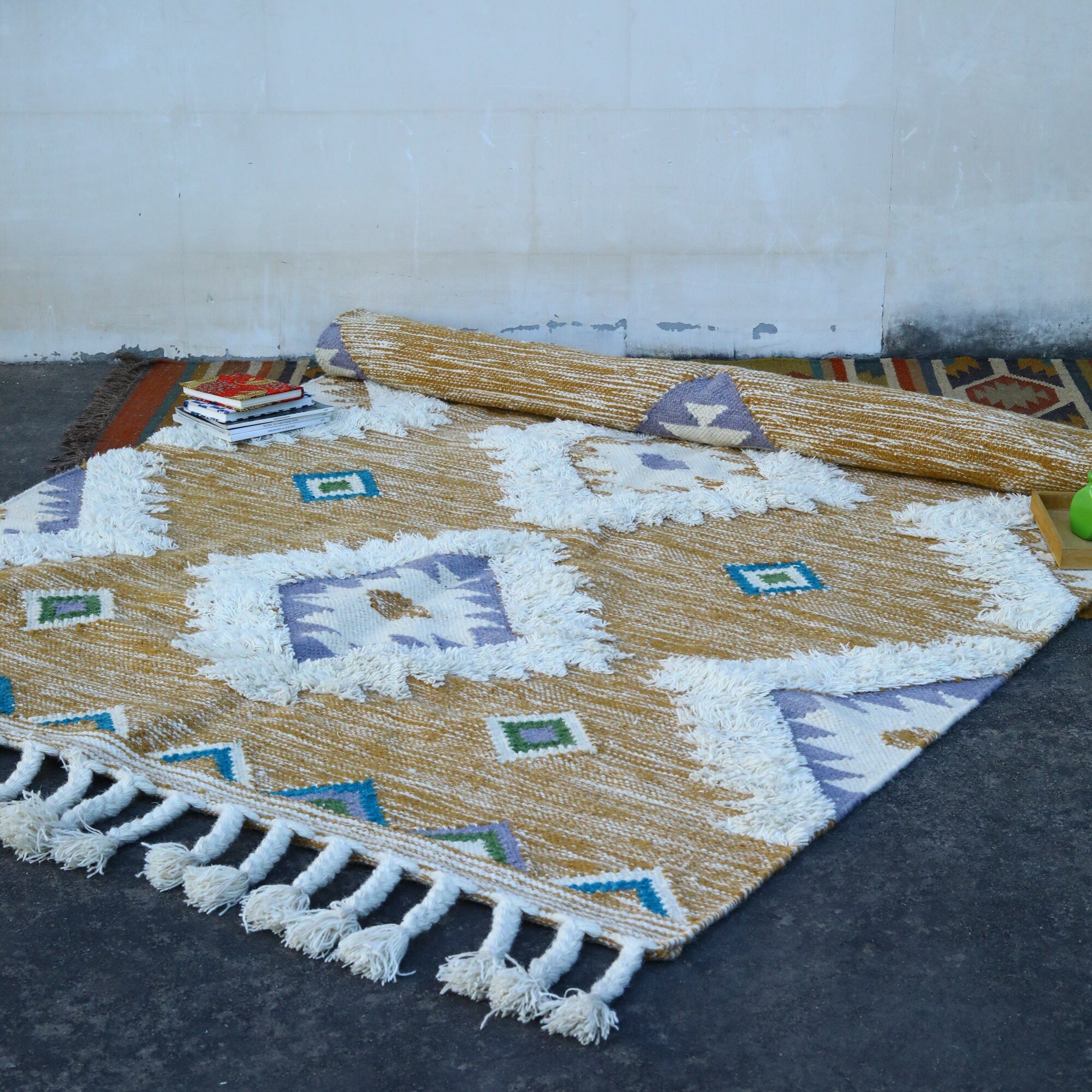 Soft Step Handwoven Wool Rug - Image 5