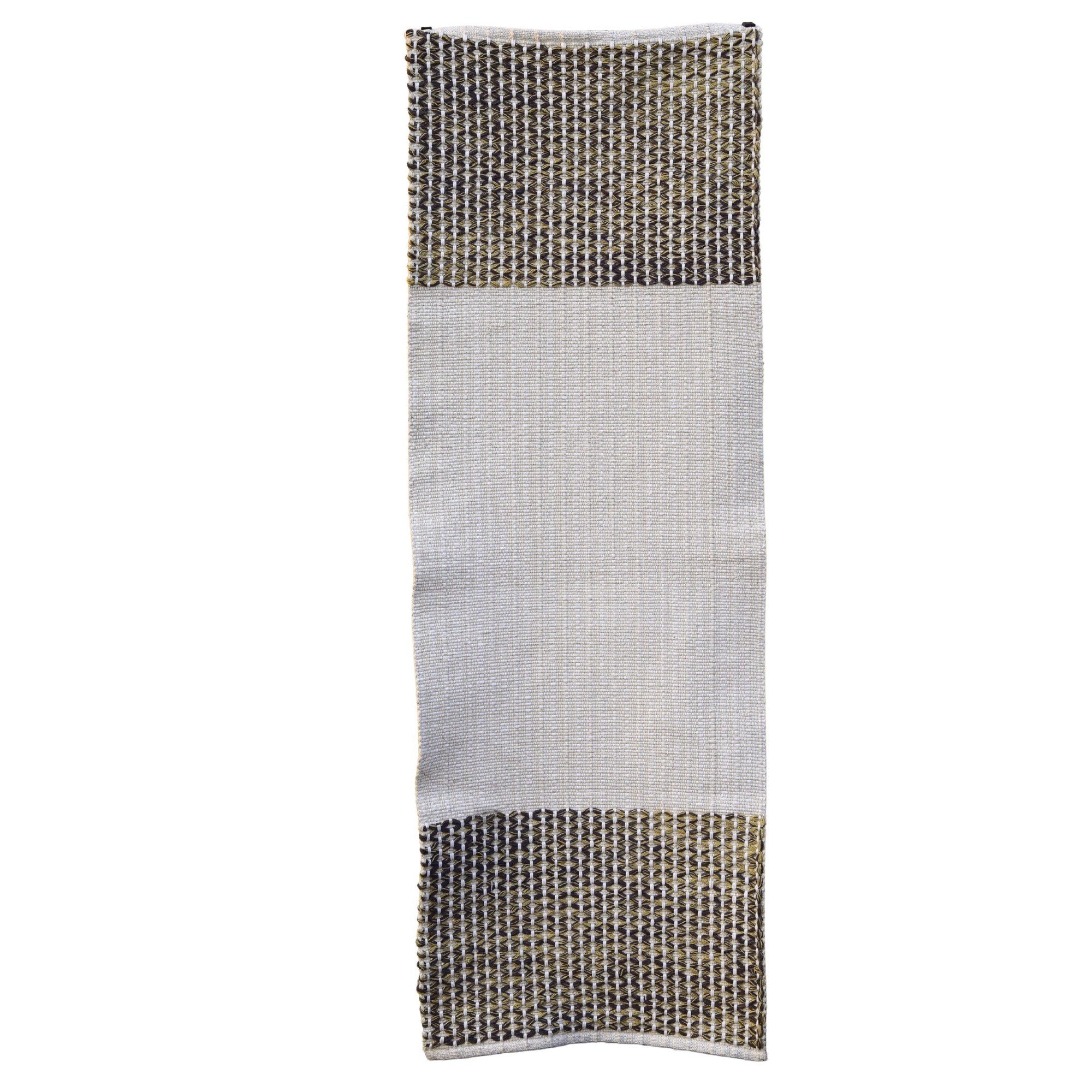 CalmNest Hand loomed Cotton Yoga Mat In Solid Dyed - Image 2