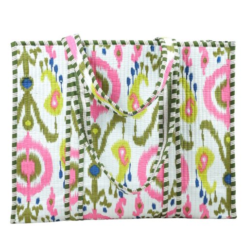 Everyday Essential Screen Print Cotton Quilted Tote Bag