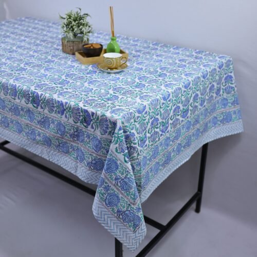 ChhapKala Cotton Hand Block Print Table Cover