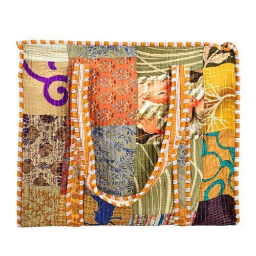 Rangdhara Patch Tote Screen Printed Cotton Tote Bag