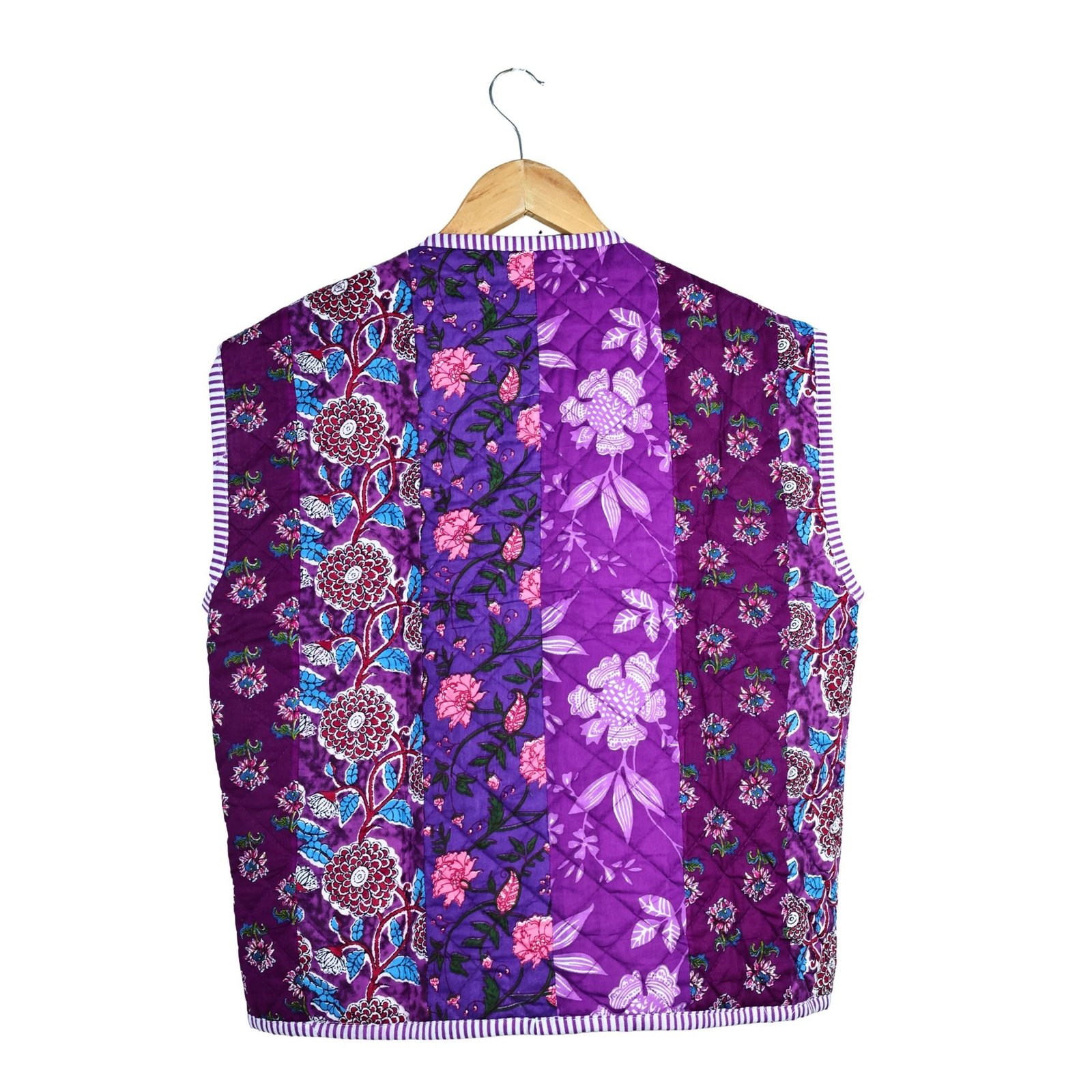 Rooh-e-Rang Patchwork Style Cotton Quilted Jacket For Outgoing - Image 3