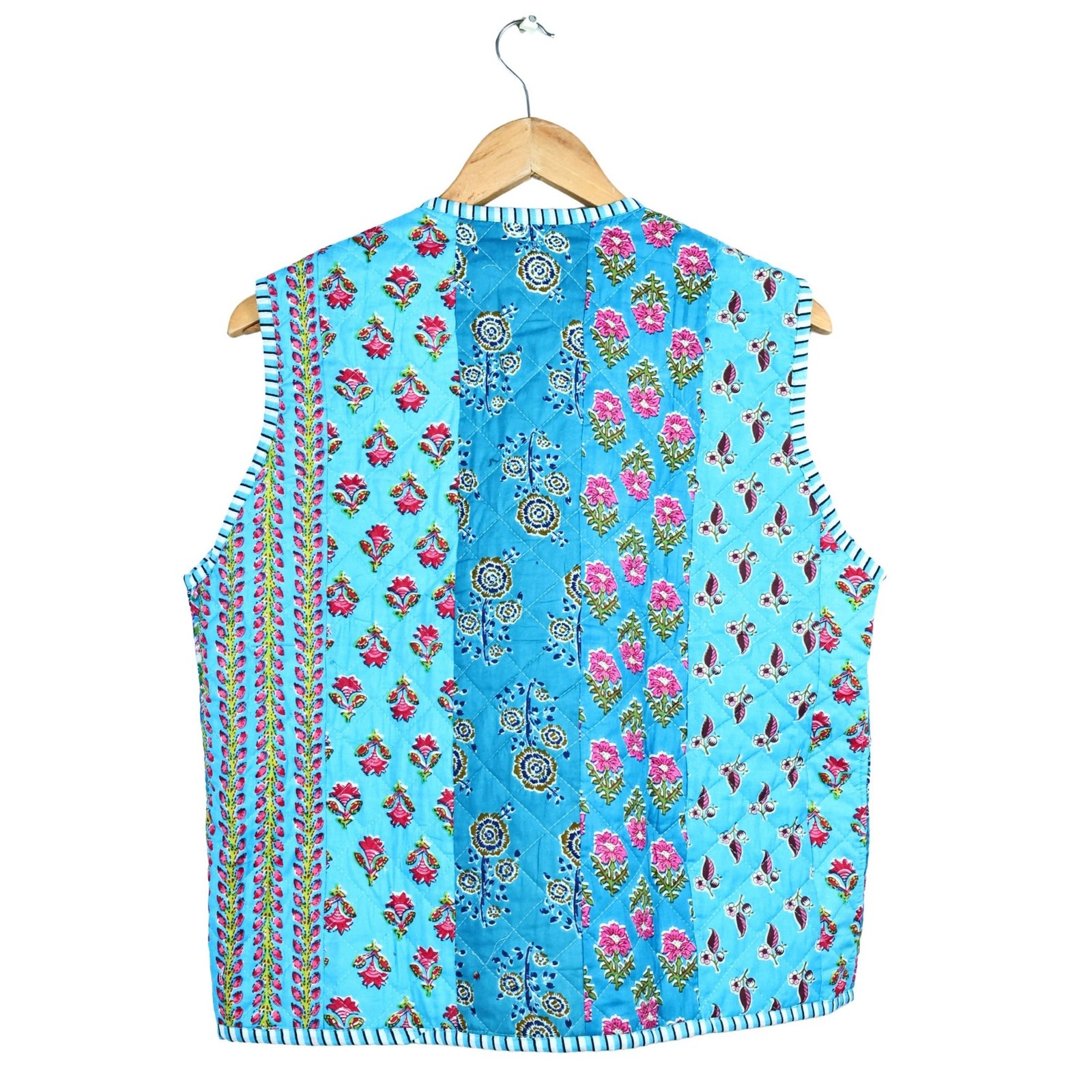 Signature Patchwork Style Cotton Quilted Jacket For Outgoing - Image 3