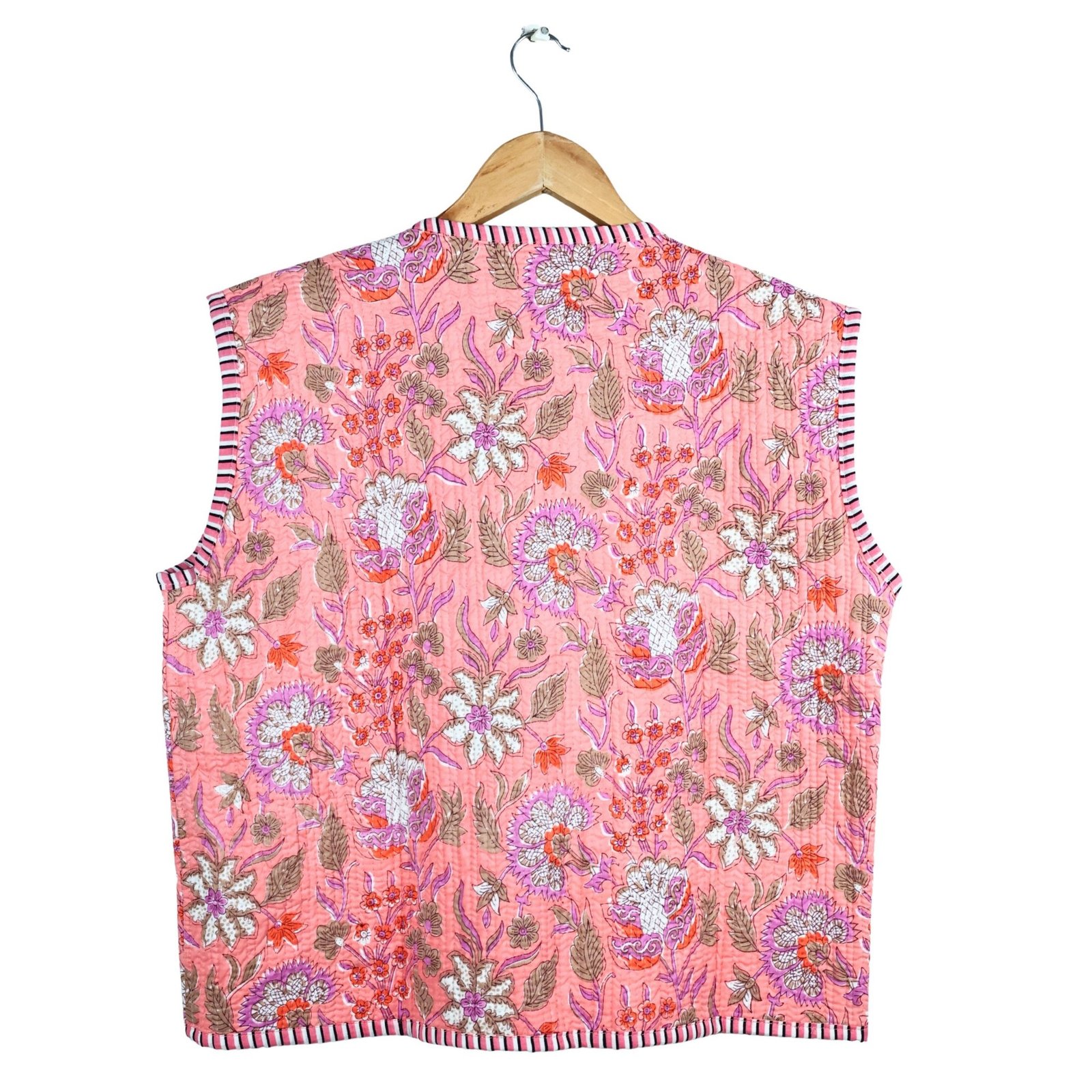 Traditional Patchwork Style Cotton Quilted Jacket For Outgoing - Image 3